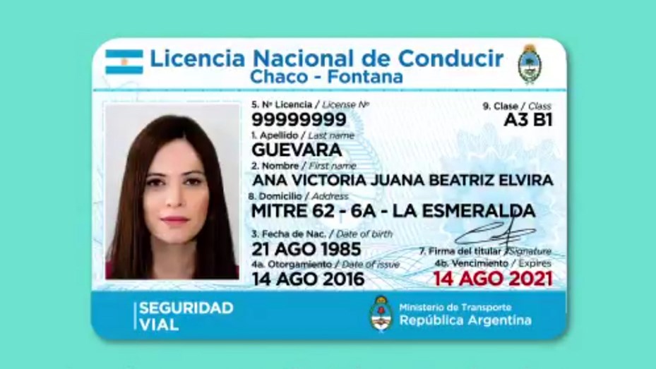 El Ministerio Transporte presentó la nueva licencia de conducir - Telefe Rosario