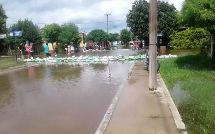 La Clotilde el pueblo chaque o inundado en el que solo se