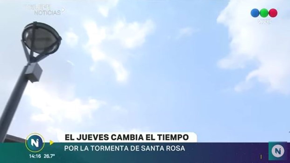 Calorcito Hasta Cuando Se Viene La Tormenta De Santa Rosa Telefe Cordoba
