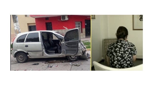 El calvario de Keren: teme por su vida, luego de que su ex le chocara 14 veces el auto - Telefé Noticias