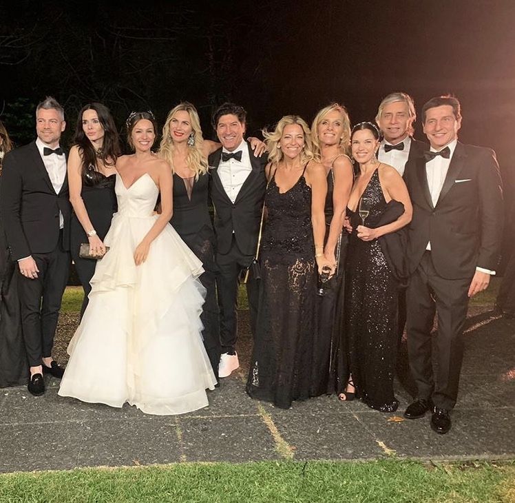 Casamiento de discount pampita vestido fotos