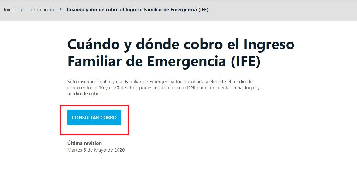 Cómo Consultar Fecha Y Lugar De Cobro Del Ingreso Familiar De ...