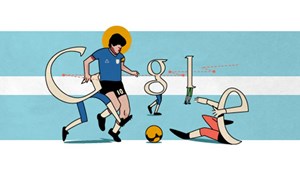 Google estableció una herramienta para rendir tributo a Diego Maradona -  Telefe Santa Fe