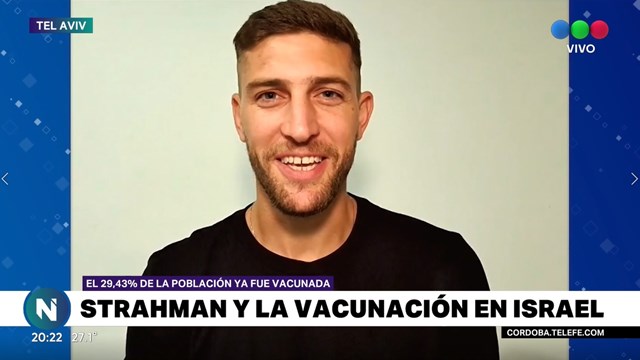 Eial Strahman y la vacunación en Israel Telefe Córdoba