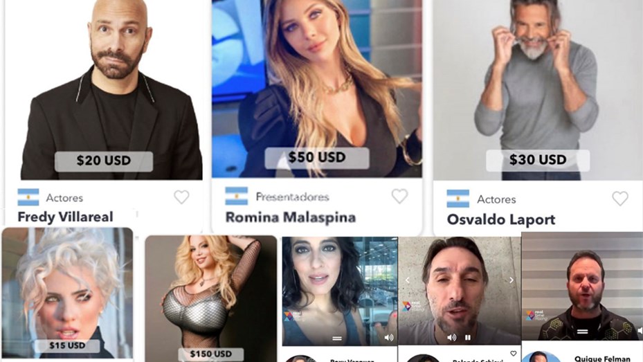 Los famosos argentinos que venden saludos personalizados en Internet a precio dólar - Telefe Noticias