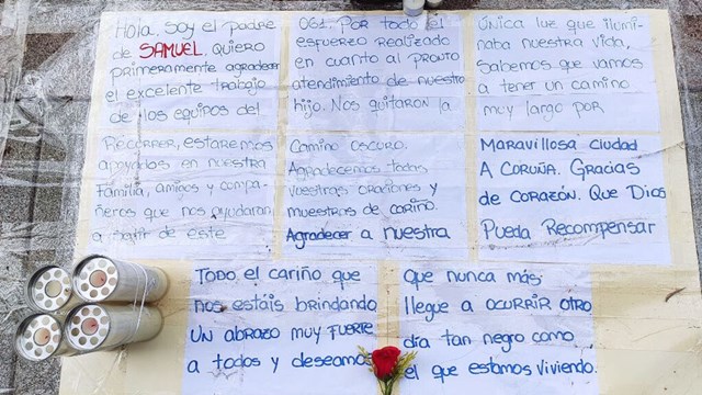 La emotiva carta del padre de Samuel, el joven español que fue asesinado  por ser homosexual - Telefe Córdoba