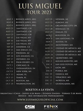 Locura por Luis Miguel: en 2 horas se agotaron las entradas y agregó nuevas fechas 2 luismi tour