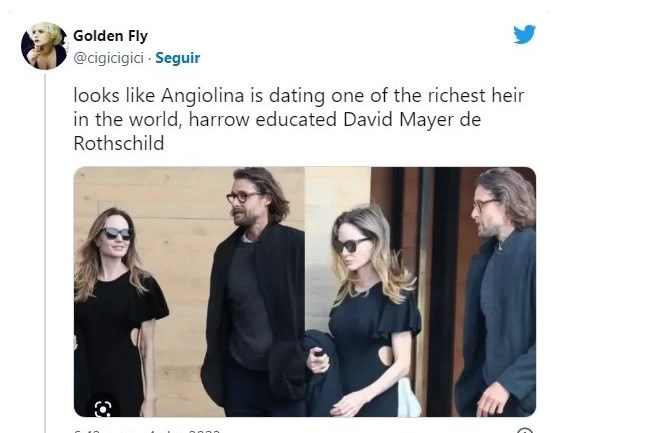 Se confirmó la relación de Angelina Jolie con David Mayer de Rotschild 1 angelina