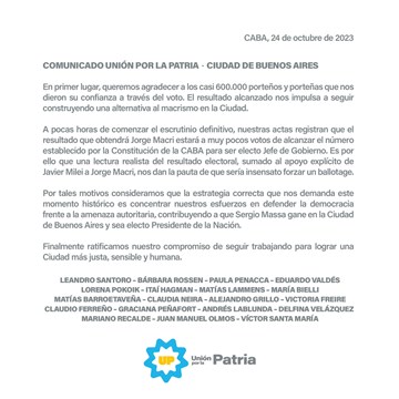 Leandro Santoro bajó su candidatura en CABA y Jorge Macri será el nuevo Jefe de Gobierno 1 dm 20231024141910 001