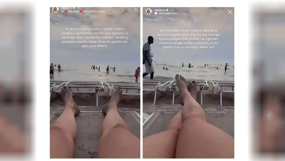 Nati Jota: “Me jode que me digan ‘sos hermosa’” 2 vacaciones