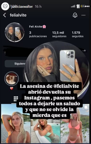 "La Toretto" reactivó su cuenta en redes y mostró el cambio de look: indignación de familiares de la víctima 1 toretto 1